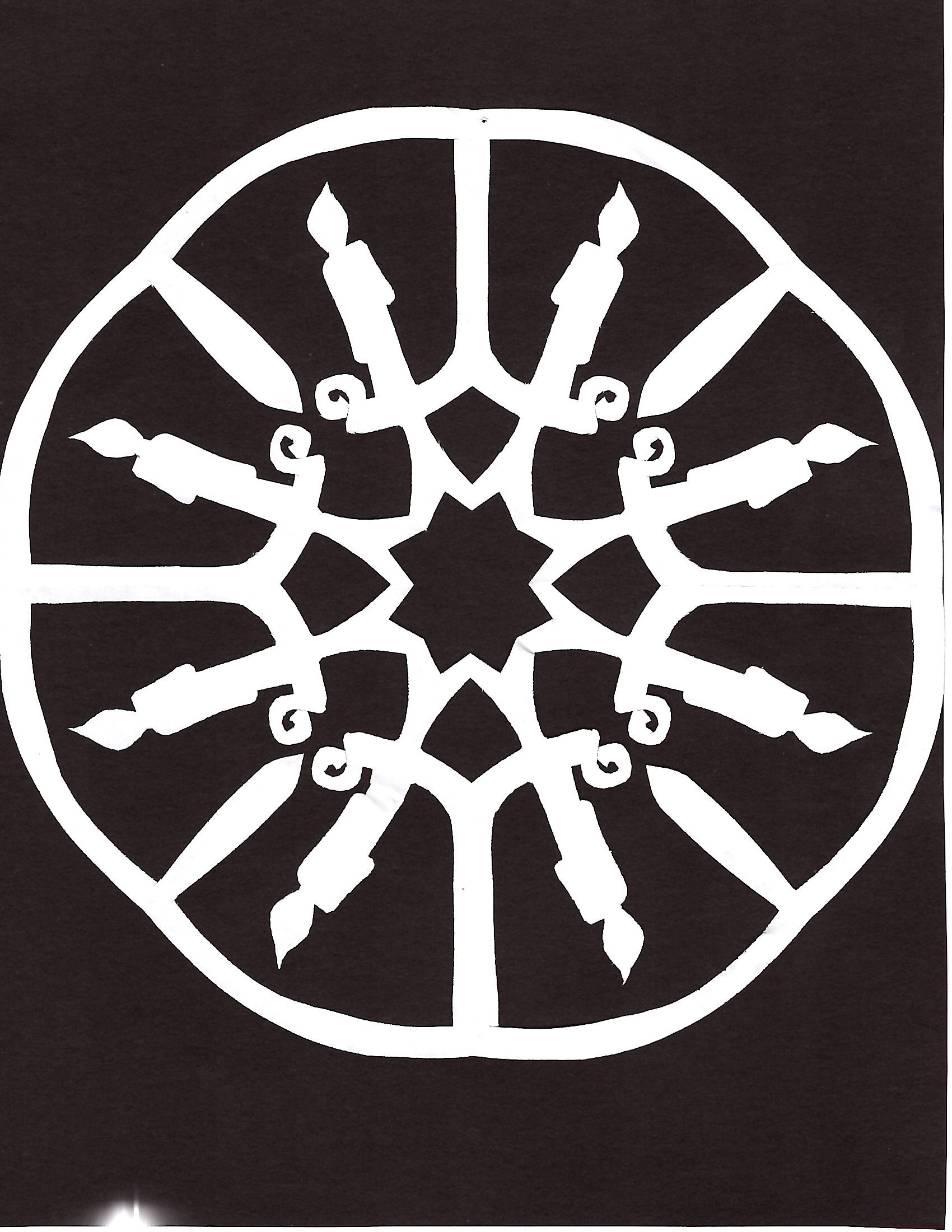 Snowflake - Candle - Let Your Light Shine