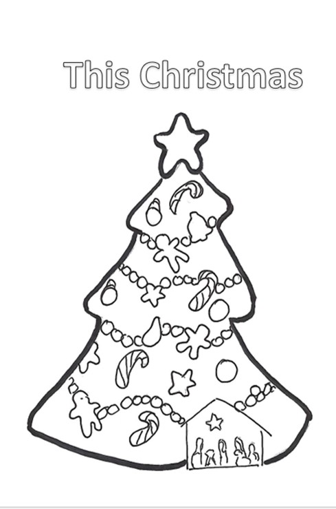 Card to Color - This Christmas